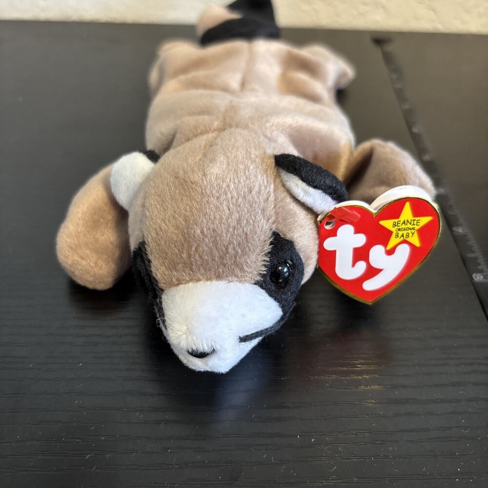 Ty Beanie Baby "Ringo" the Racoon - DOB July 14, 1995